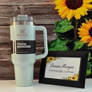 SPEARMINT PEARLESCENT - 40oz Stanley Adventure Quencher Travel Tumbler 🩵🩵🌻